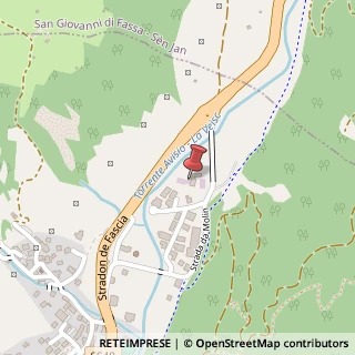 Mappa Strada da Molin, 91, 38030 Soraga, Trento (Trentino-Alto Adige)