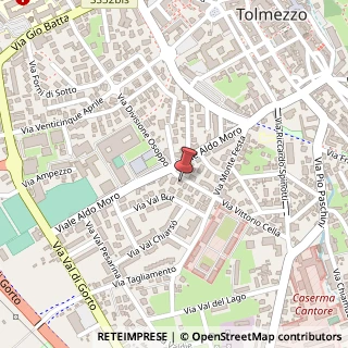 Mappa Via Divisione Osoppo, 29, 33028 Tolmezzo, Udine (Friuli-Venezia Giulia)