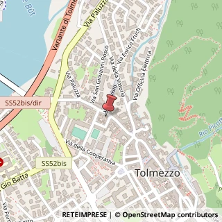 Mappa Via Chiavris, 2, 33028 Tolmezzo, Udine (Friuli-Venezia Giulia)