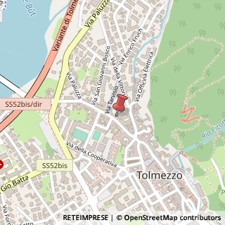 Mappa Via Giacomo Matteotti, 14, 33028 Tolmezzo, Udine (Friuli-Venezia Giulia)