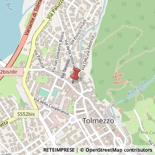 Mappa Via Giacomo Matteotti, 8/2, 33028 Tolmezzo, Udine (Friuli-Venezia Giulia)