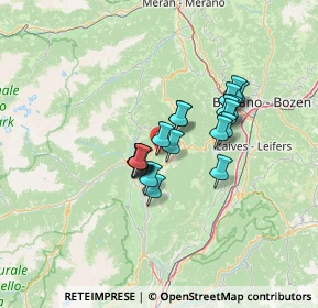 Mappa Via Molini, 38010 Dambel TN, Italia (9.2915)