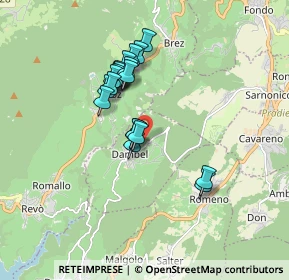 Mappa Via Molini, 38010 Dambel TN, Italia (1.406)