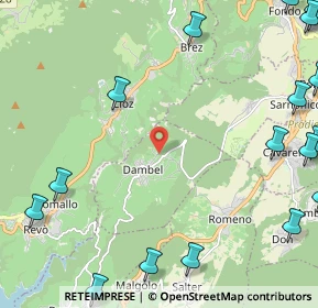 Mappa Via Molini, 38010 Dambel TN, Italia (3.61526)