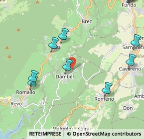 Mappa Via Molini, 38010 Dambel TN, Italia (2.77909)