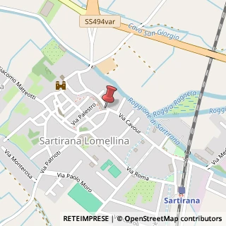 Mappa Via Cavour, 84, 27020 Sartirana Lomellina, Pavia (Lombardia)