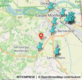 Mappa 15020 Casale Monferrato AL, Italia (2.55533)