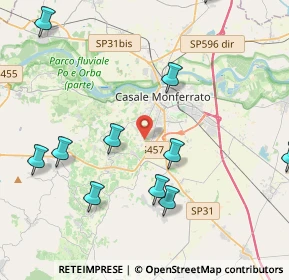 Mappa 15020 Casale Monferrato AL, Italia (4.99273)