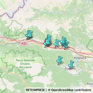 Mappa Via Nazionale del Moncenisio, 10050 Villar Focchiardo TO, Italia (5.17)