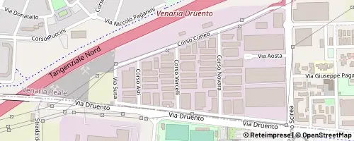 Mappa Venaria Reale