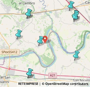 Mappa Localita' Barattino, 27010 Monticelli pavese PV, Italia (5.65818)