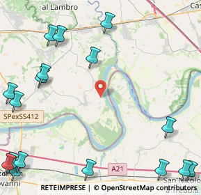 Mappa Localita' Barattino, 27010 Monticelli pavese PV, Italia (7.1785)