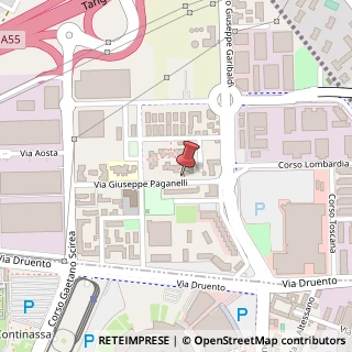 Mappa Via Paganelli, 14F, 10078 Venaria Reale, Torino (Piemonte)