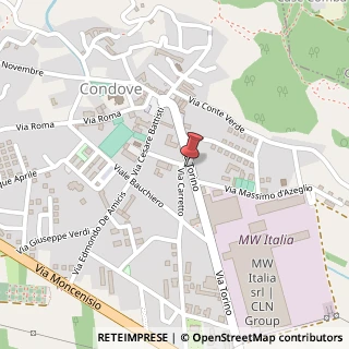 Mappa Via Torino, 16, 10055 Condove, Torino (Piemonte)