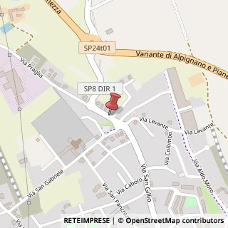 Mappa Via Elio Vittorini, 109, 10044 Pianezza, Torino (Piemonte)