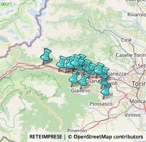 Mappa Piazza Vittorio Veneto, 10055 Condove TO, Italia (7.83938)