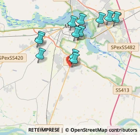 Mappa Via Mameli 10 Cerese di, 46034 Mantova MN, Italia (3.79833)