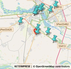 Mappa Via Mameli 10 Cerese di, 46034 Mantova MN, Italia (3.935)