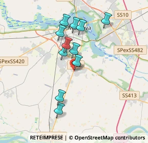 Mappa Via Mameli 10 Cerese di, 46034 Mantova MN, Italia (3.27909)