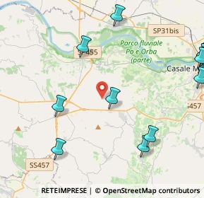 Mappa Via Dionigi, 15039 Ozzano Monferrato AL, Italia (6.5965)