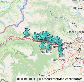 Mappa Viale Bauchiero, 10055 Condove TO, Italia (7.83063)