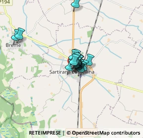 Mappa Via Amedeo D'Aosta, 27020 Sartirana Lomellina PV, Italia (0.732)