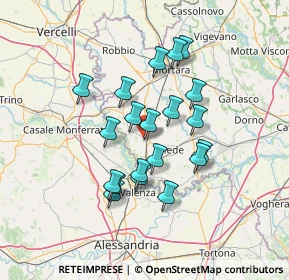 Mappa Via Amedeo D'Aosta, 27020 Sartirana Lomellina PV, Italia (11.6075)