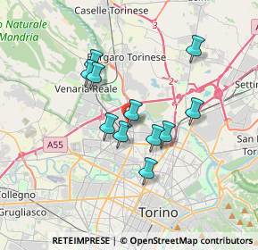 Mappa Via Traversella, 10148 Torino TO, Italia (2.83636)