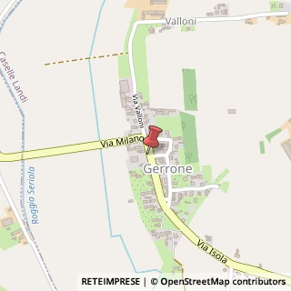 Mappa Via alcide de gasperi 45, 26842 Caselle Landi, Lodi (Lombardia)