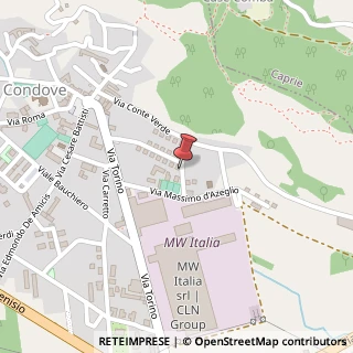 Mappa Via Piave, 8, 10055 Condove, Torino (Piemonte)