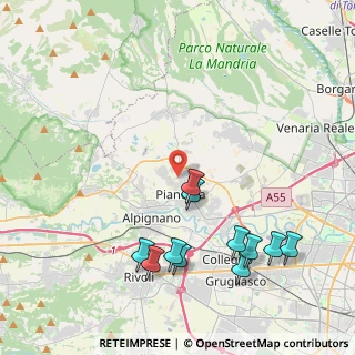 Mappa Via San Gabriele, 10044 Pianezza TO, Italia (4.75818)