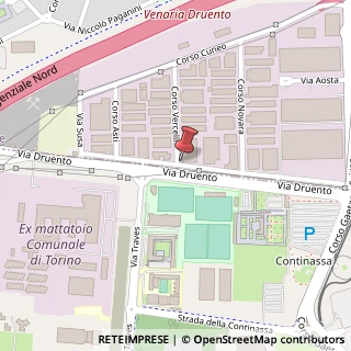 Mappa Corso Vercelli, 25, 10078 Venaria Reale, Torino (Piemonte)