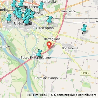 Mappa Tangenziale Est, 26100 Cremona CR, Italia (3.37316)