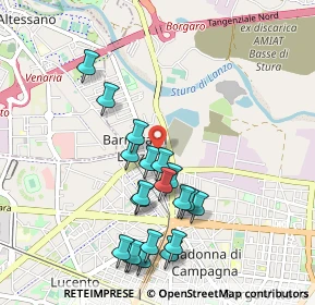 Mappa Via Rueglio, 10148 Torino TO, Italia (0.9805)