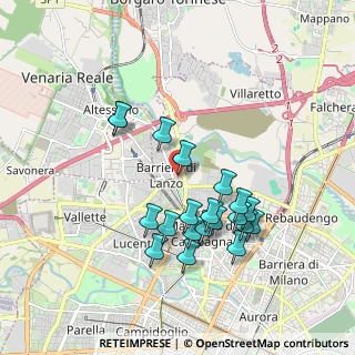Mappa Via Drusacco, 10148 Torino TO, Italia (1.7375)