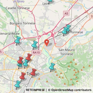 Mappa , 10156 Torino TO, Italia (5.91385)