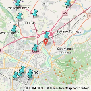 Mappa , 10156 Torino TO, Italia (6.53667)