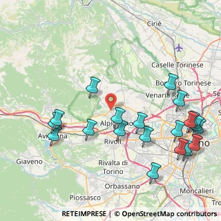 Mappa Via Enrico Fermi, 10091 Alpignano TO, Italia (9.9735)