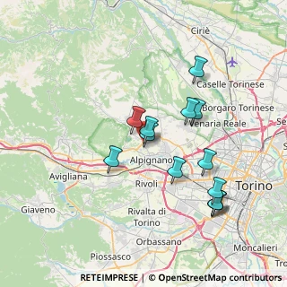 Mappa Via Enrico Fermi, 10091 Alpignano TO, Italia (6.96462)