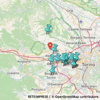 Mappa Via Enrico Fermi, 10091 Alpignano TO, Italia (7.22286)