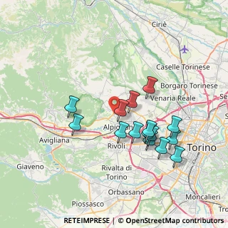 Mappa Via Enrico Fermi, 10091 Alpignano TO, Italia (6.808)