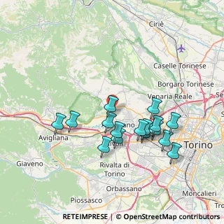 Mappa Via Enrico Fermi, 10091 Alpignano TO, Italia (6.97313)
