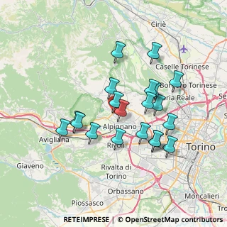 Mappa Via Enrico Fermi, 10091 Alpignano TO, Italia (6.4705)