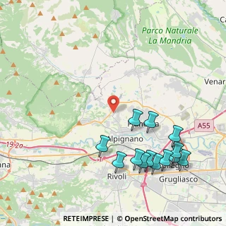 Mappa Via Enrico Fermi, 10091 Alpignano TO, Italia (4.91769)