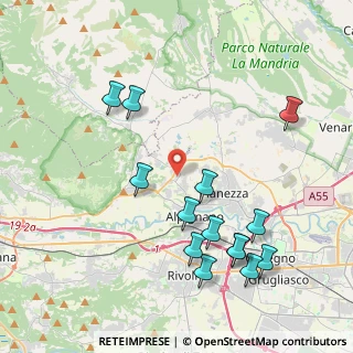 Mappa Via Enrico Fermi, 10091 Alpignano TO, Italia (4.50857)