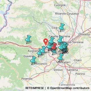 Mappa Via Enrico Fermi, 10091 Alpignano TO, Italia (11.218)