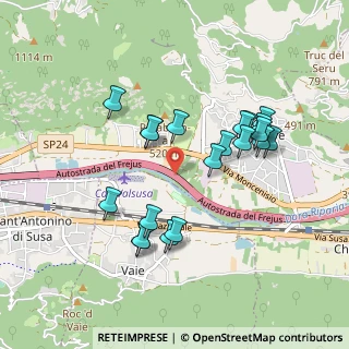 Mappa Torino - Bardonecchia, 10050 Vaie TO, Italia (0.8725)