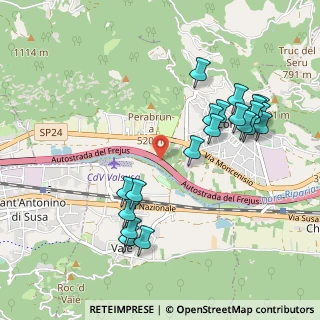 Mappa Torino - Bardonecchia, 10050 Vaie TO, Italia (1.066)