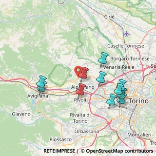 Mappa SP 24, 10091 Alpignano TO, Italia (7.82909)