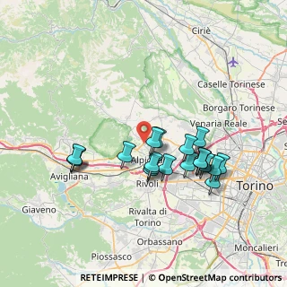 Mappa SP 24, 10091 Alpignano TO, Italia (6.6325)